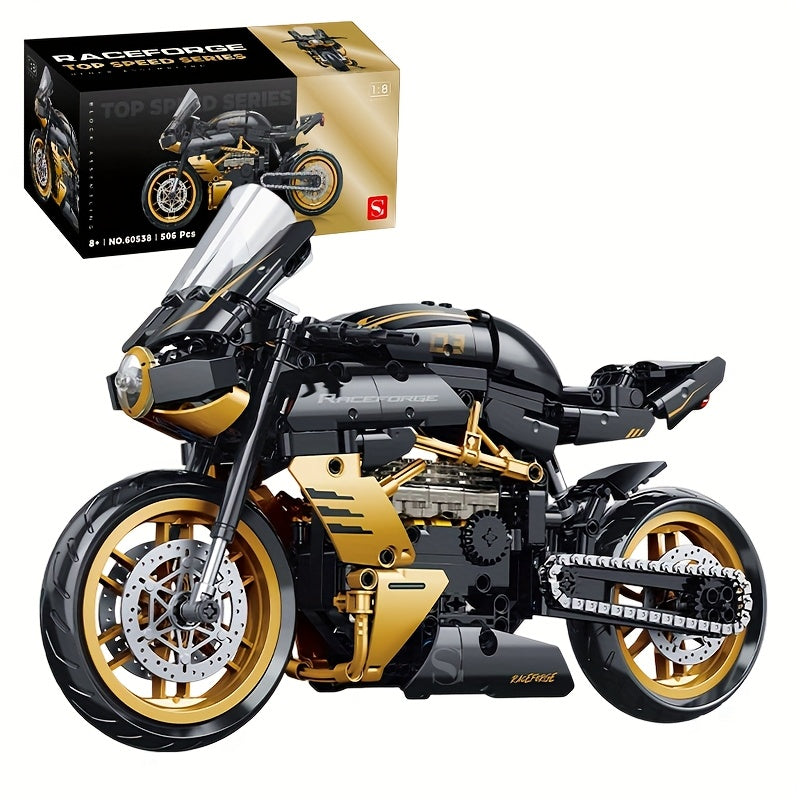 RACE FORCE MOTORCYCLE 1:8 | 506 pieces