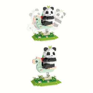 CHARMING PANDAS AT THE PLAYGROUND | 1050 pieces