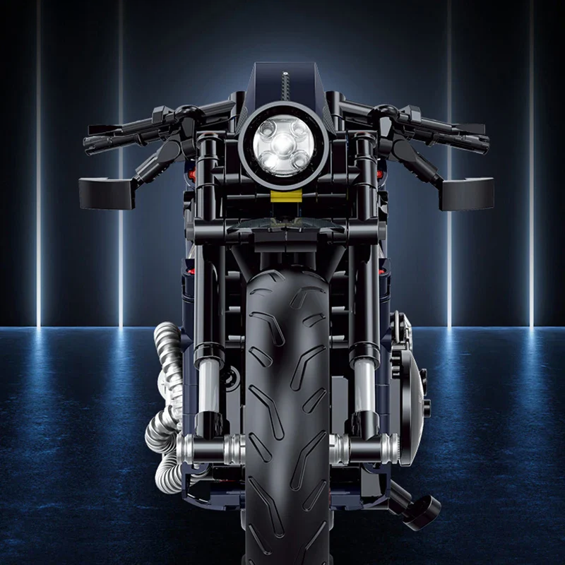 MOTOCYKL PRO NOČNÍ ZÁVODY 1:8 | 632 dílů