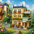ELEGANT TWO-STORY HOUSE | 998 pieces