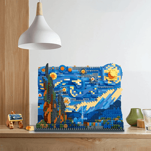[DO POPRAWY OPIS/ZDJĘCIA W PIERWSZEJ KOLEJNOŚCI] BUILDING BLOCKS SET VAN GOGH PAINTINGS STARRY NIGHT THE GREAT WAVE | 4154 pieces [DO POPRAWY OPIS/ZDJĘCIA W PIERWSZEJ KOLEJNOŚCI] BUILDING BLOCKS SET VAN GOGH PAINTINGS STARRY NIGHT THE GREAT WAVE | 4154 pieces 