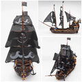 SET PIRATE SHIP MODEL BLACK BUILDING BLOCKS | 1334 pieces SET PIRATE SHIP MODEL BLACK BUILDING BLOCKS | 1334 pieces 