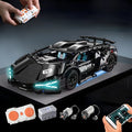 BLACK SPORTS CAR WITH LEDS RC | 1280 pieces