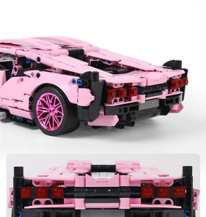 [ZDJ] [DO DODANIA] Technical Sports Car With Light 1:14 Pink Lambor Building Blocks Limited Edition Vehicle Assemble Bricks Toys Gifts For Girls [ZDJ] [DO DODANIA] Technical Sports Car With Light 1:14 Pink Lambor Building Blocks Limited Edition Vehicle Assemble Bricks Toys Gifts For Girls [ZDJ] [DO DODANIA] Technical Sports Car With Light 1:14 Pink Lambor Building Blocks Limited Edition Vehicle Assemble Bricks Toys Gifts For Girls 
