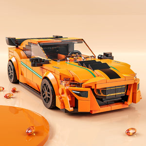 ORANŽOVÉ AUTO S VITRÍNOU | 311 dílků
