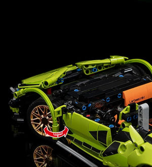 SPORTS CAR FLUO RC | 1314 pieces