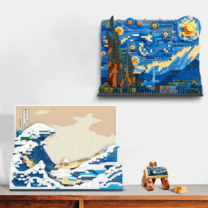 VAN GOGH AND HOKUSAI KATSUSHIKA PAINTINGS | 4154 pieces