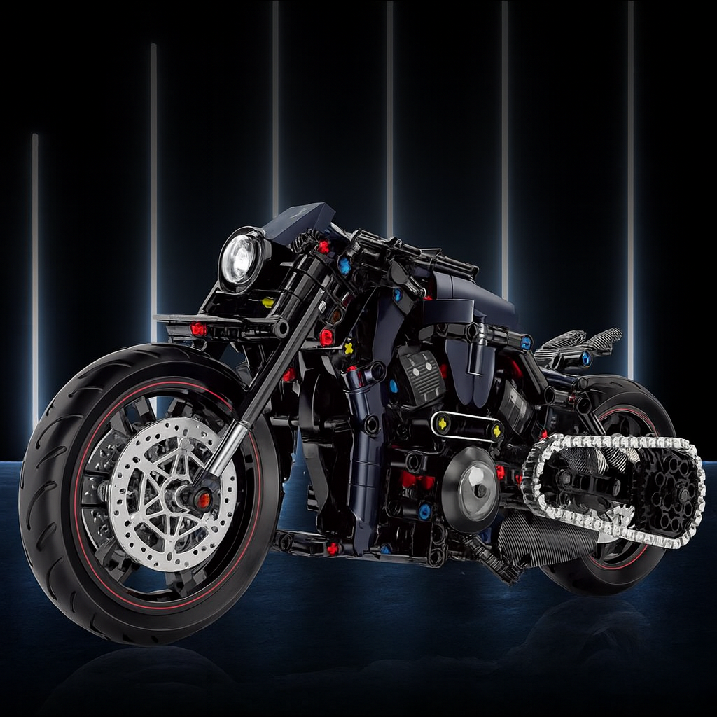 MOTOCYKL PRO NOČNÍ ZÁVODY 1:8 | 632 dílů