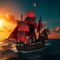 PIRÁTSKÁ LOĎ KRÁLOVNY ANNY | 1097 dílků