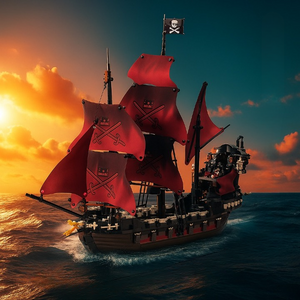 PIRÁTSKÁ LOĎ KRÁLOVNY ANNY | 1097 dílků